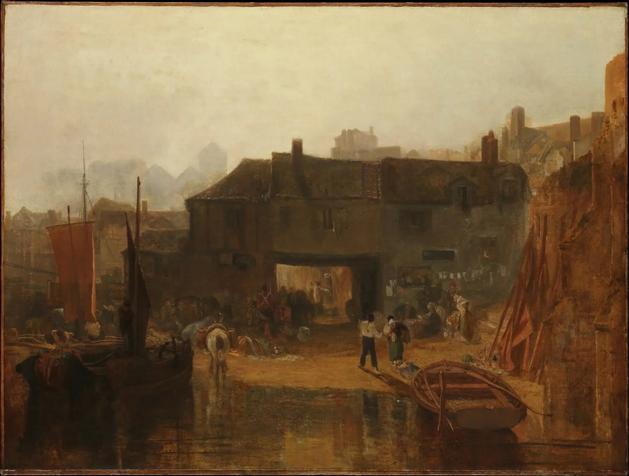 Saltash z promem wodnym, Kornwalia - J. M. W. Turner