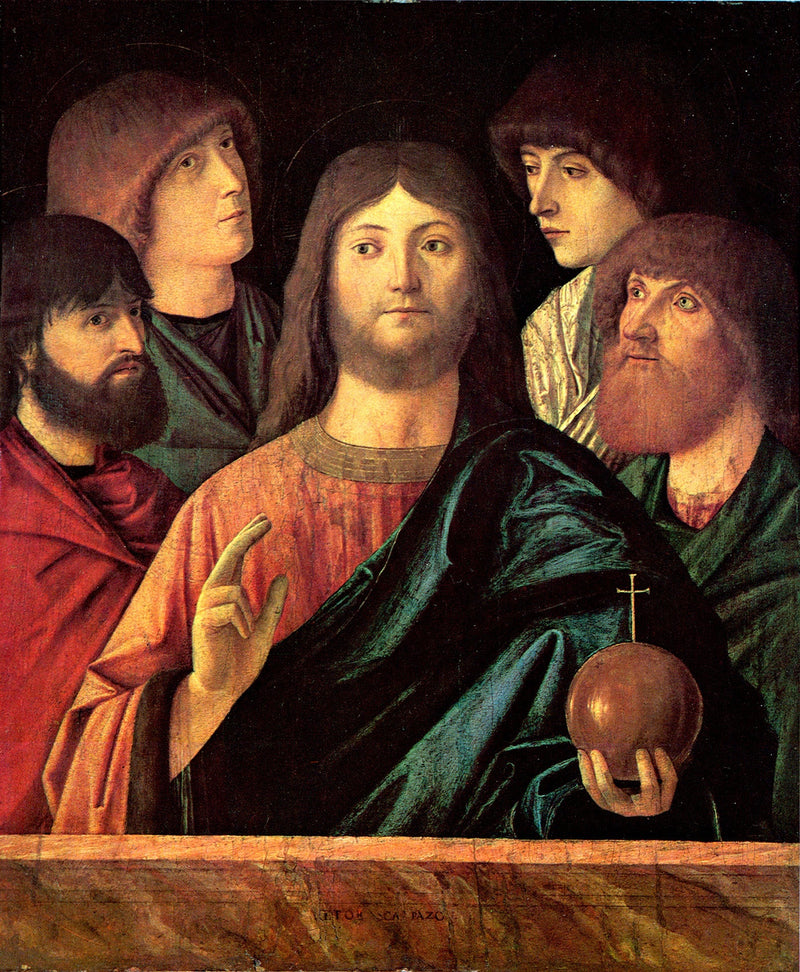Salvator Mundi z apostołami - Vittore Carpaccio
