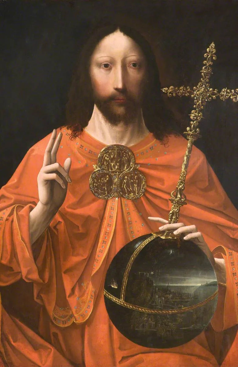 Salvator Mundi (Błogosławieństwo Chrystusa) - Quentin Metsys