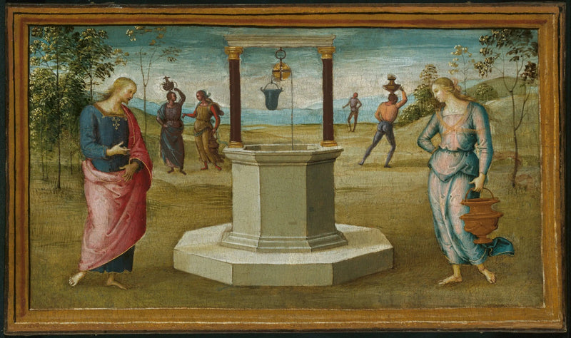 Samaritana przy studni - Pietro Perugino