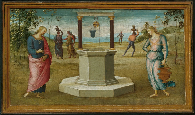 Samaritana przy studni - Pietro Perugino
