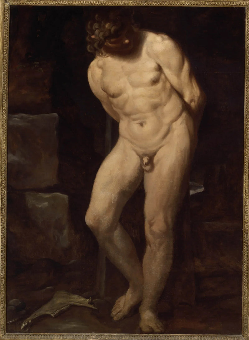 Samson związany - Annibale Carracci