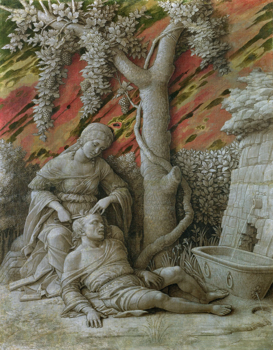 Samson i Dalila - Andrea Mantegna