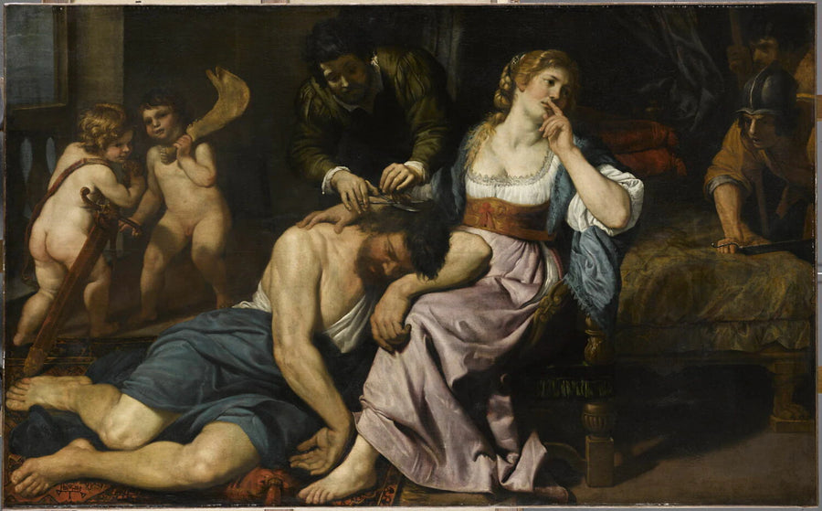Samson et Dalila - Domenico Fiasella