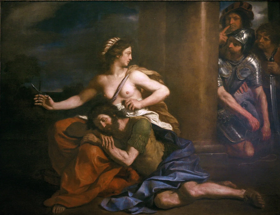Samson i Dalila - Guercino