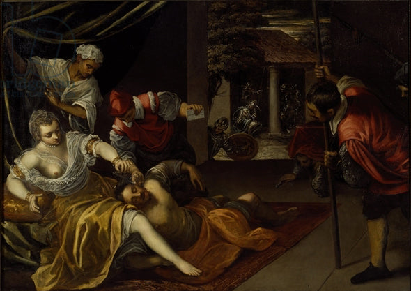 Samson i Dalila - Jacopo Tintoretto
