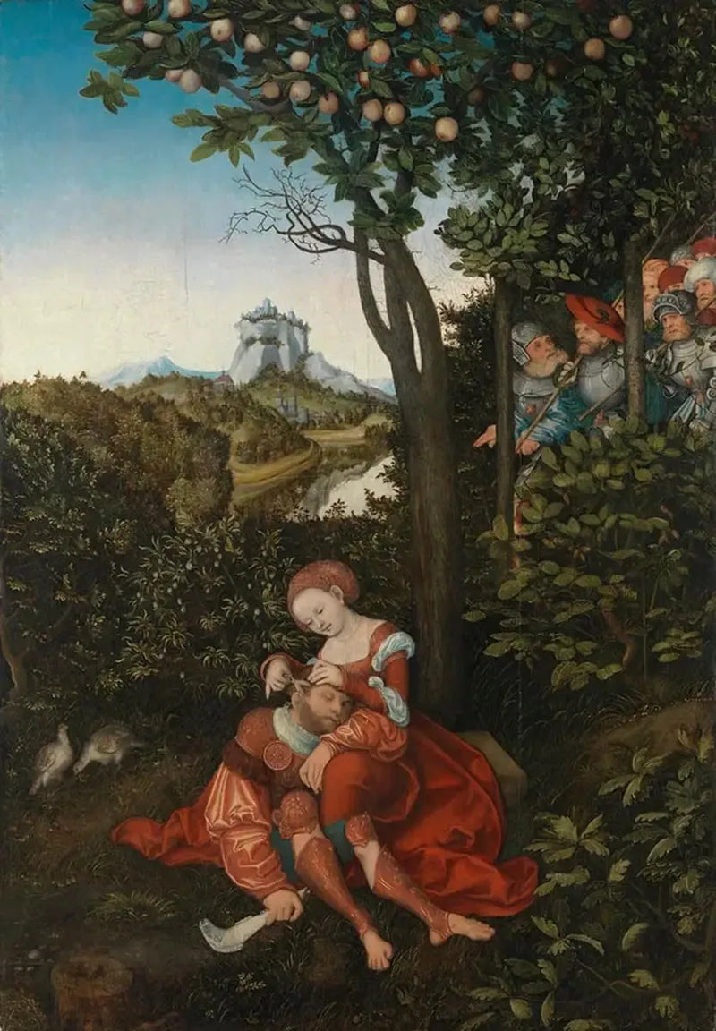 Samson i Dalila - Lucas Cranach Starszy