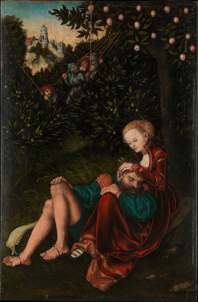 Samson i Dalila - Lucas Cranach Starszy