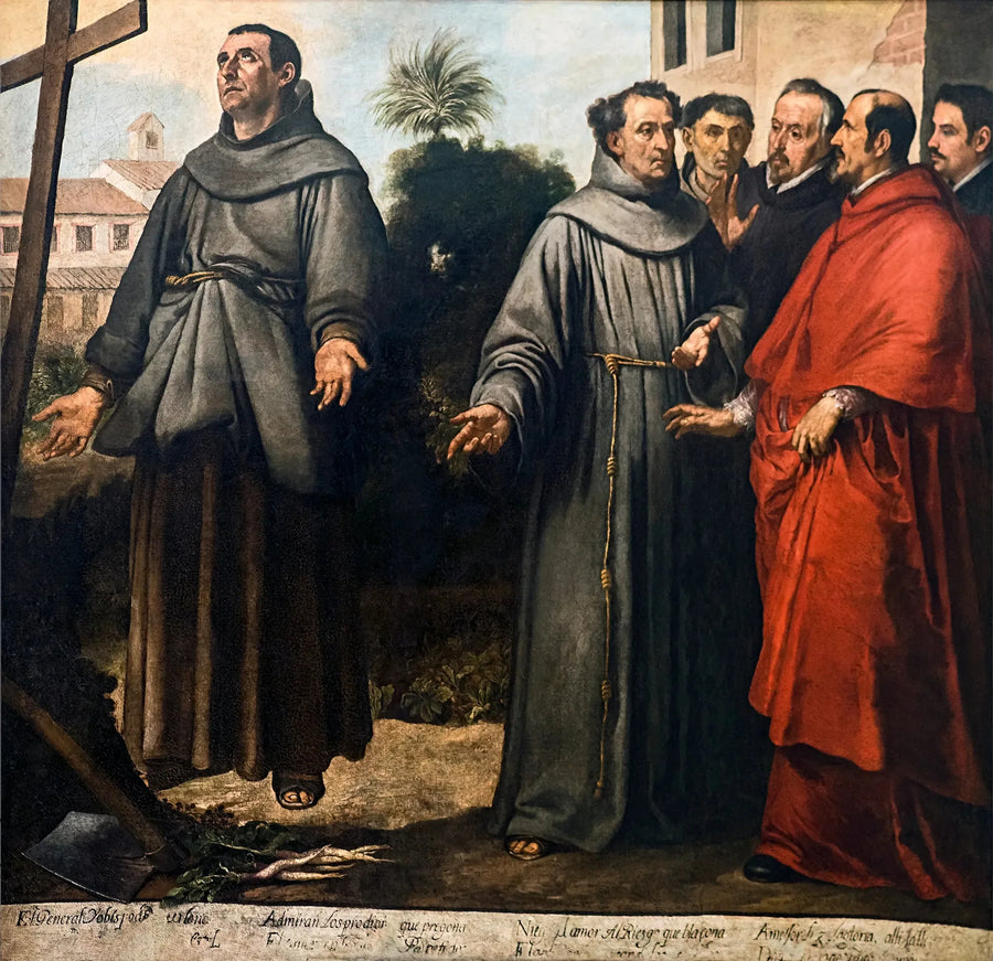 San Diego de Alcalá de Henares w ekstazie przed krzyżem - Bartolomé Esteban Murillo