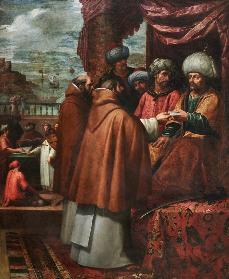 San Juan de Mata entrega las cartas del Papa al rey de Marruecos - Vincenzo Carducci