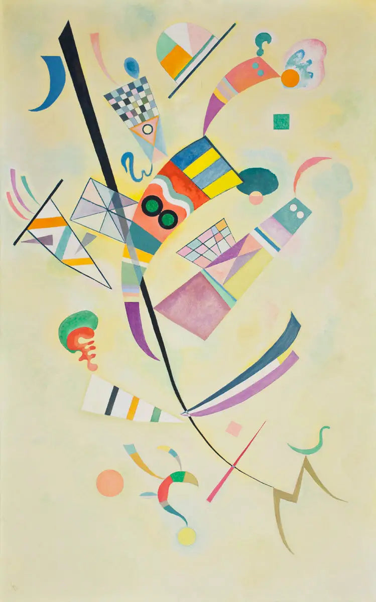 Reproduction du tableau « Sans titre, n° 629 - Vassily Kandinsky » par Alpha Reproduction en peinture à l’huile