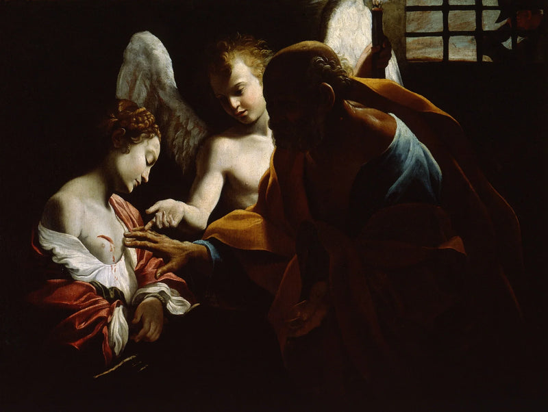 Sant'Agata en carcere Giovanni Lanfranco - Giovanni Lanfranco