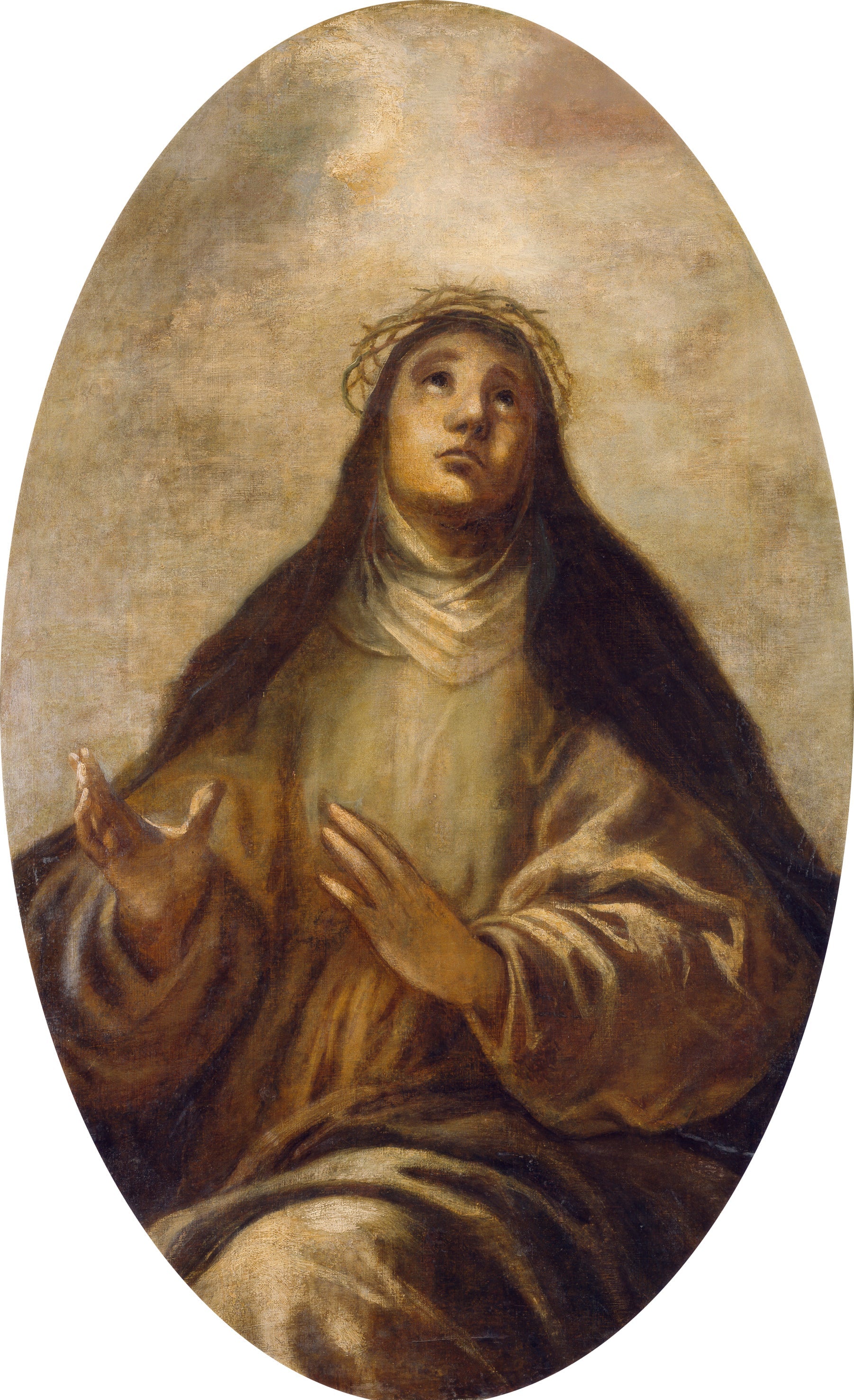 Santa Águeda (?) - Francisco Herrera the younger image 1 copie peinte à la main à l’huile
