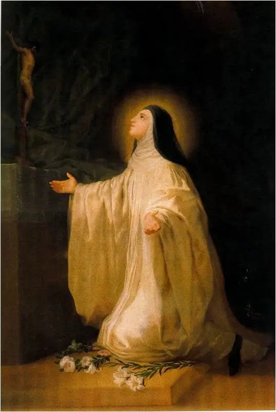 Święta Lutgarda - Francisco de Goya