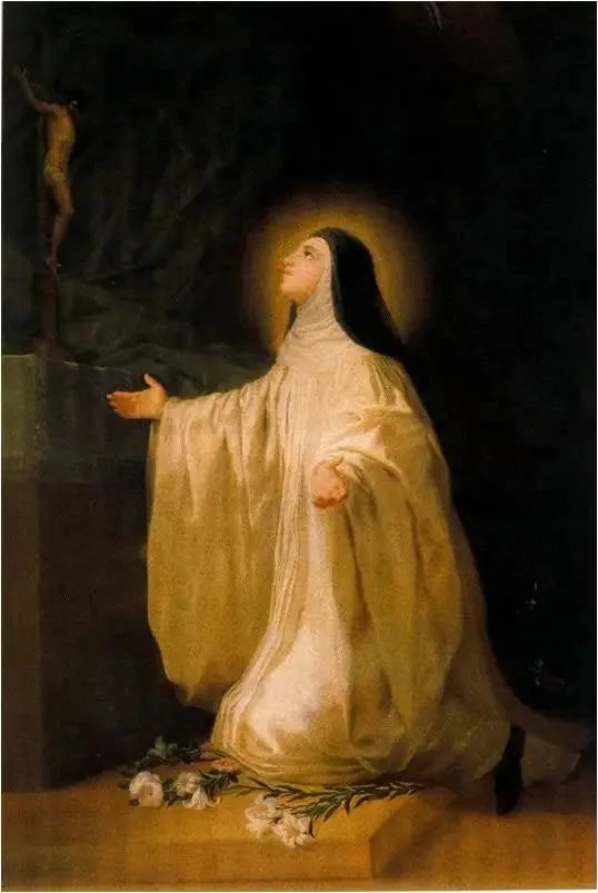 Święta Lutgarda - Francisco de Goya
