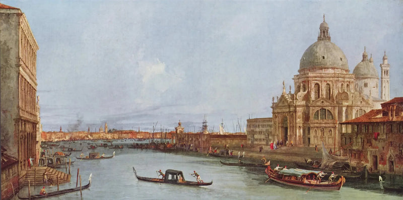 Santa Maria della Salute, Wenecja nad Wielkim Kanałem - Canaletto