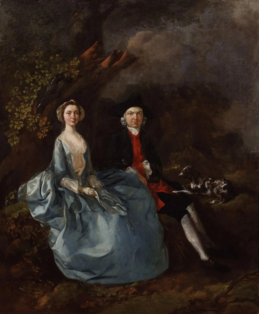 Sarah Kirby (z domu Bull); (John) Joshua Kirby - Thomas Gainsborough