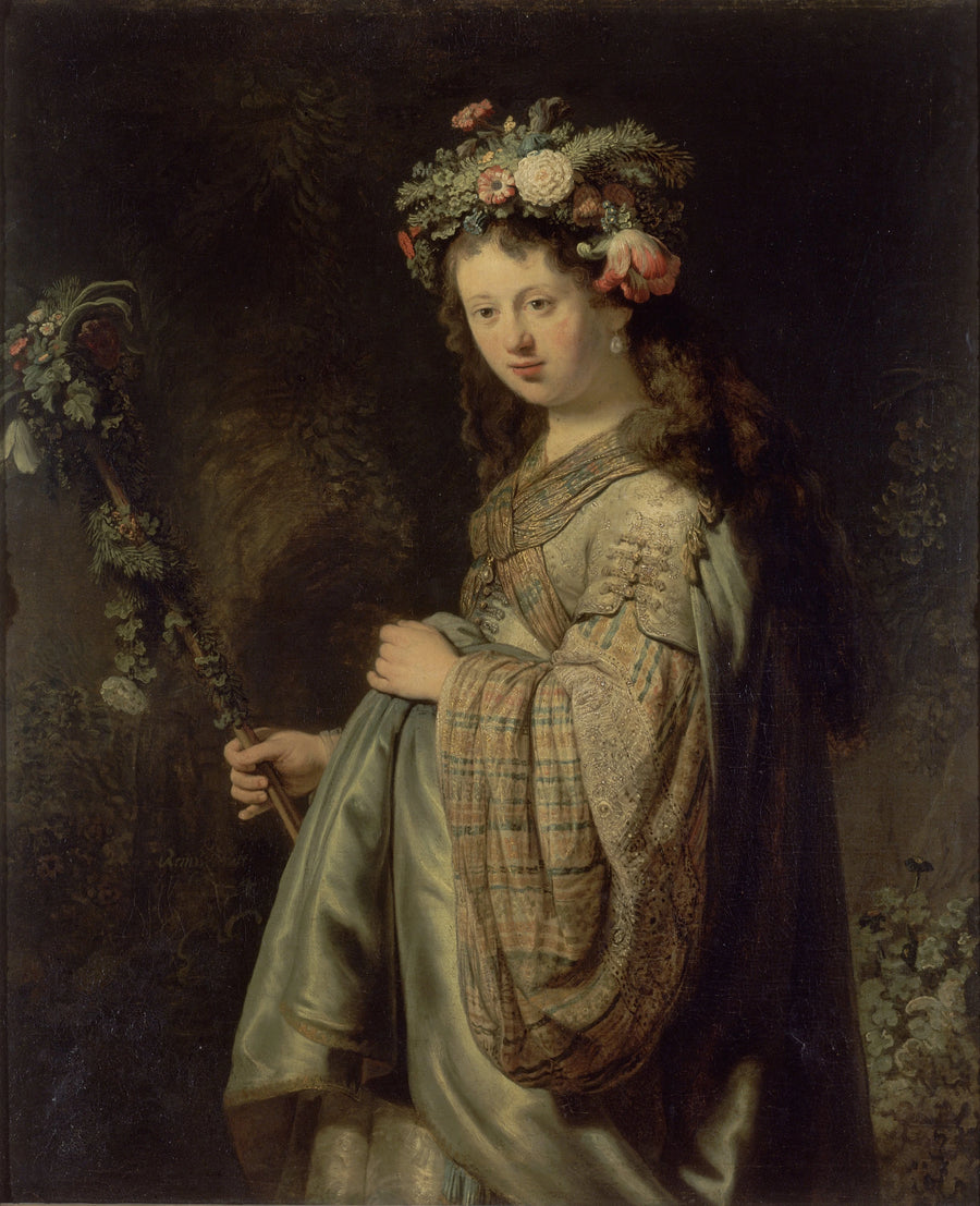 Saskia w Kwiatach - Rembrandt