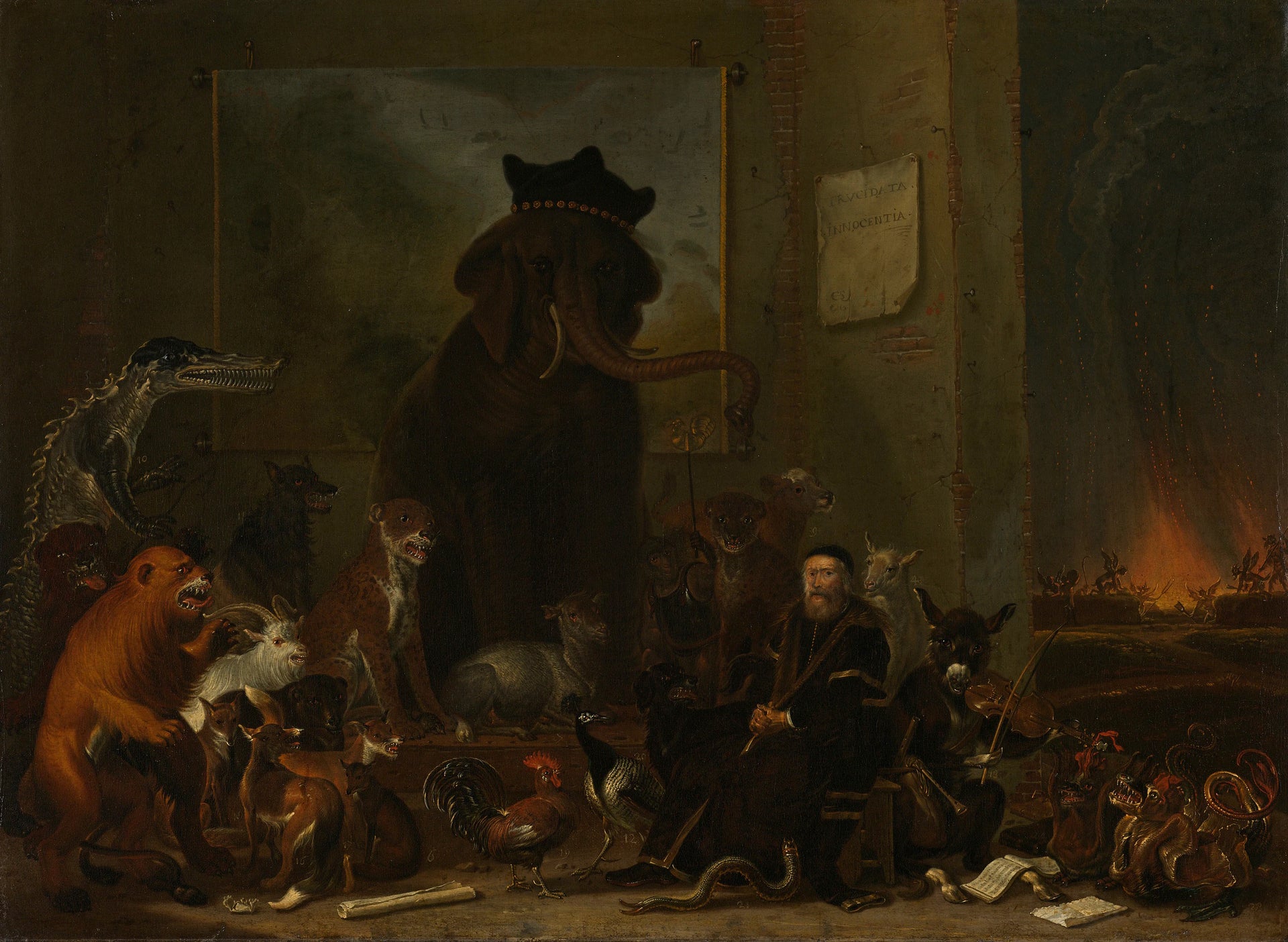 Satire du procès de Johan van Oldenbarnevelt - Cornelis Saftleven
