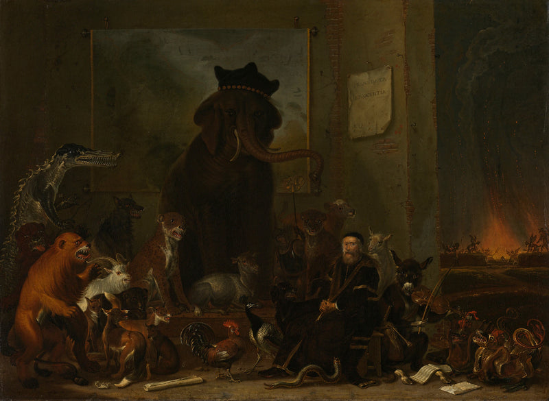 Satire du procès de Johan van Oldenbarnevelt - Cornelis Saftleven