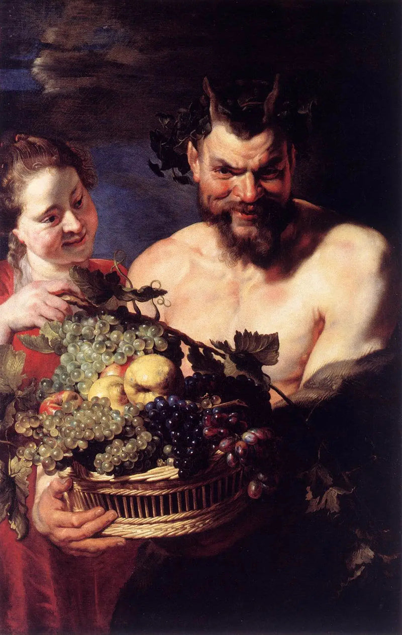 Satyra i dziewczyna - Peter Paul Rubens