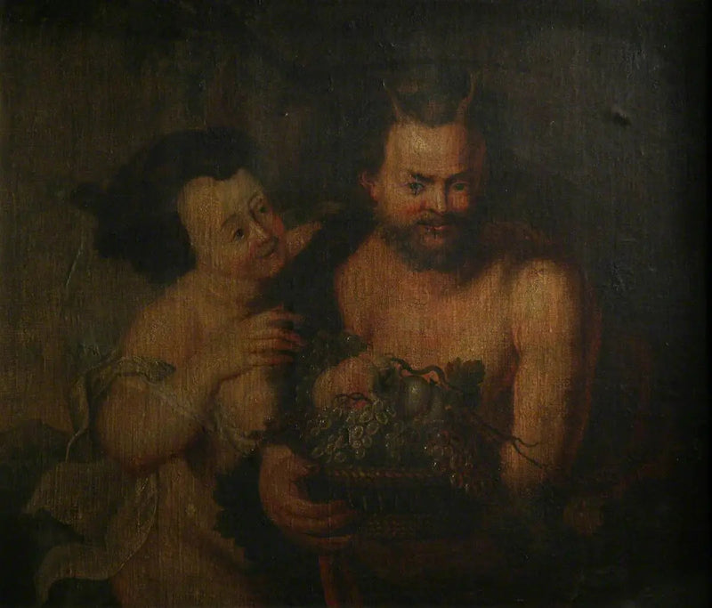 Satyra i dziewczyna - Peter Paul Rubens