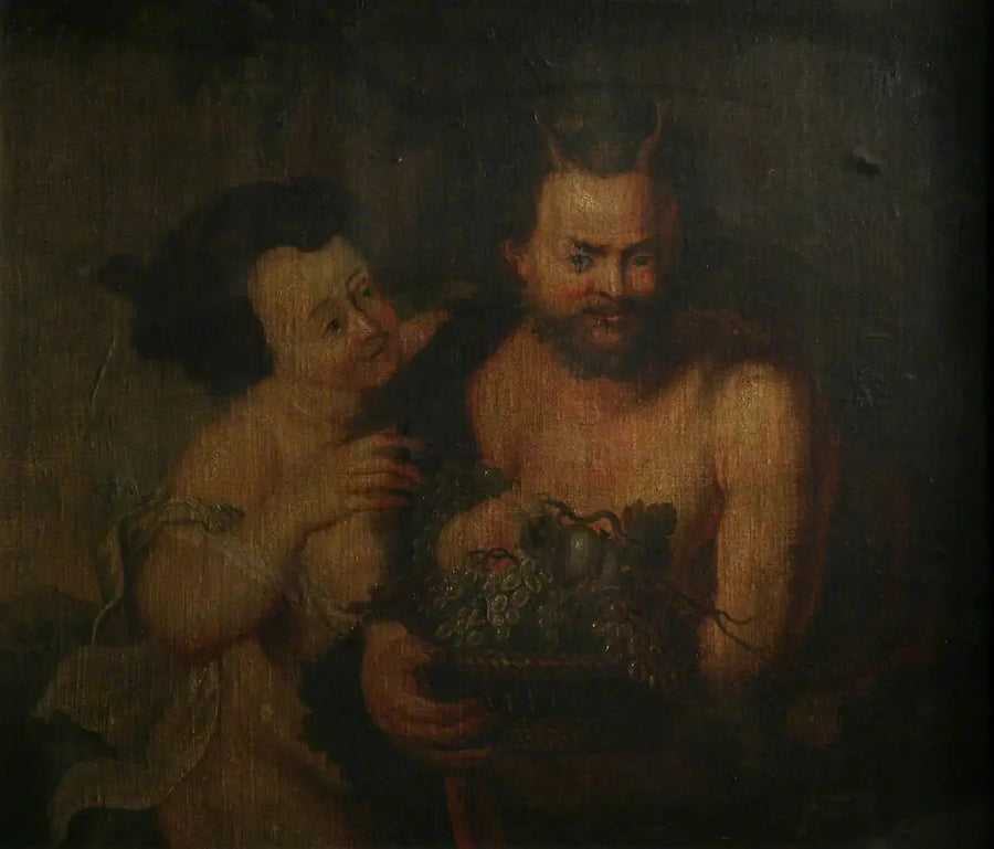 Satyra i dziewczyna - Peter Paul Rubens