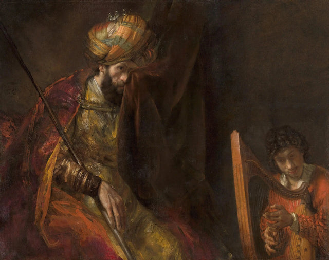 Saül i Dawid - Rembrandt