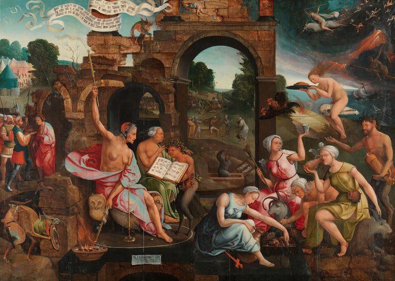  Saul i czarownica z Endor - Jacob Cornelisz van Oostsanen