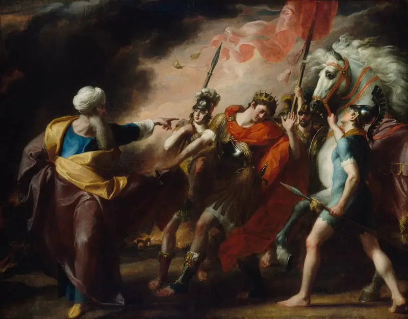 Saul upomniany przez Samuela - John Singleton Copley
