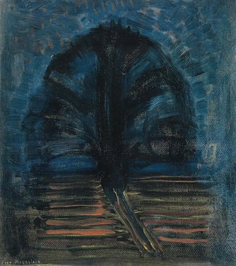 Niebieska wierzba II - Piet Mondrian