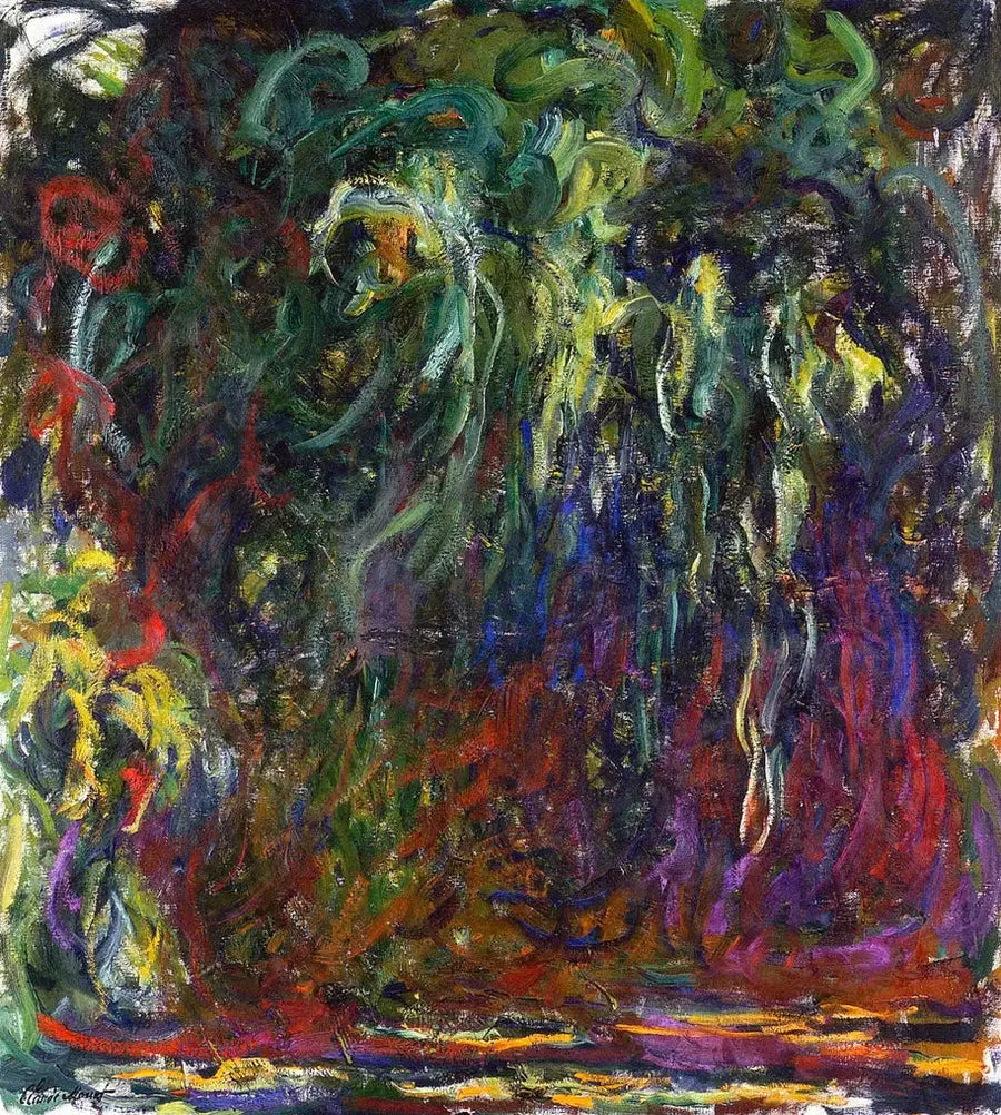 Wierzba płacząca - Claude Monet