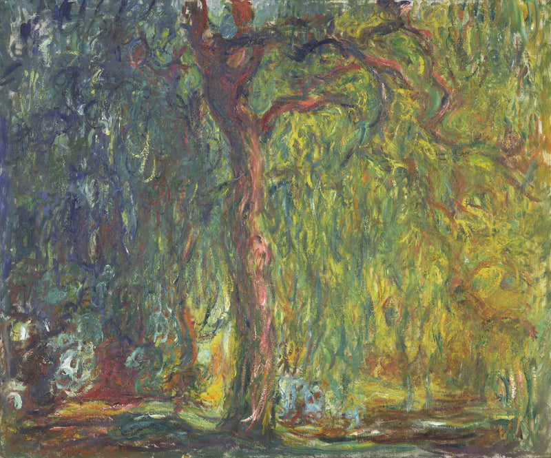 Wierzba płacząca - Claude Monet