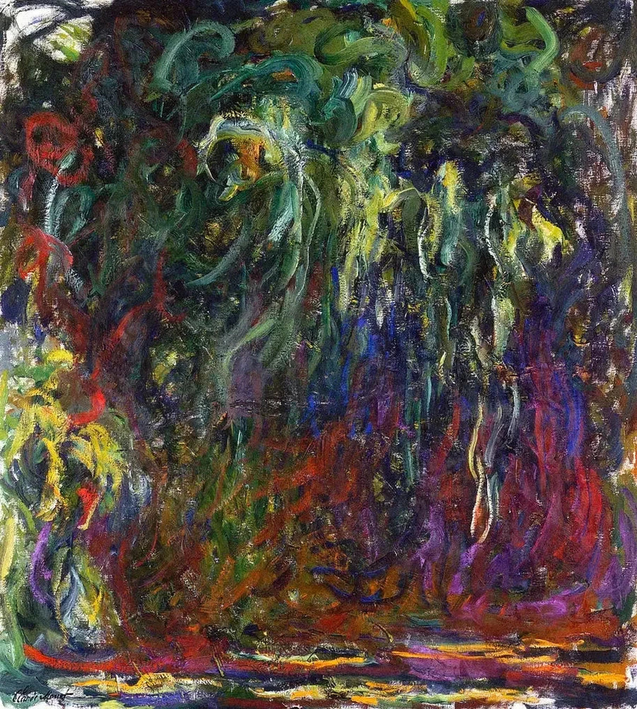 Płacząca wierzba, Musée d'Orsay W1942 - Claude Monet