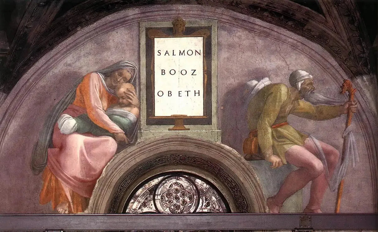 Saumon, Booz et Jobed - Michel-Ange image 1 reproduction d’œuvre d’art à l’huile