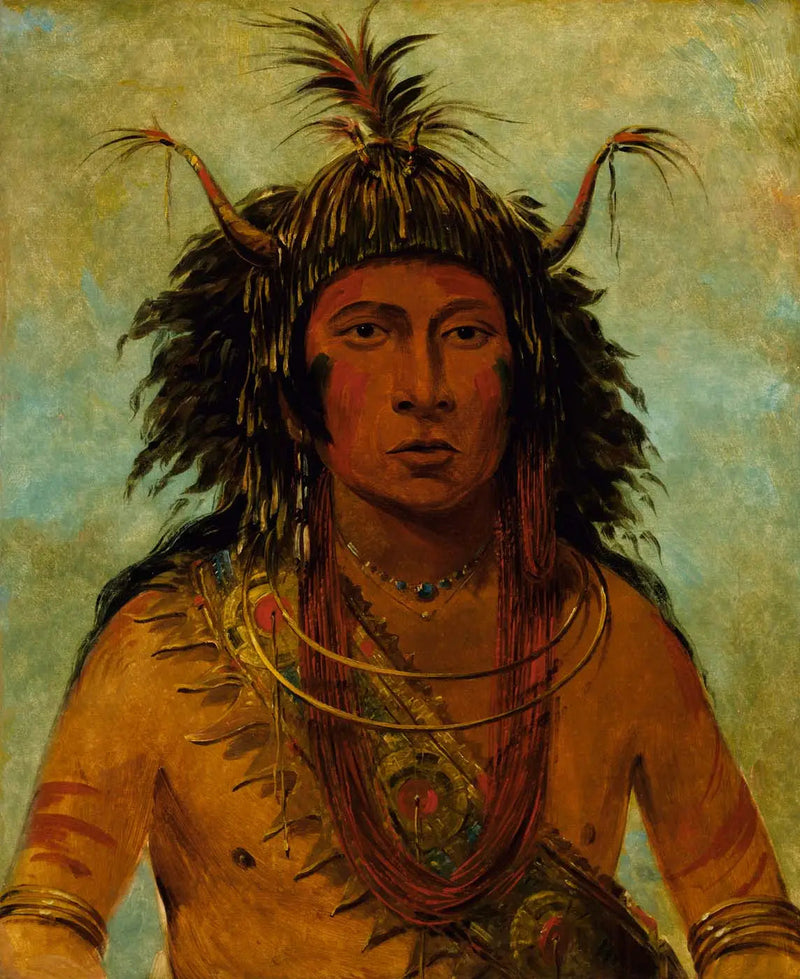 Say-say-gon, Burza gradu, Wódz wojenny - George Catlin