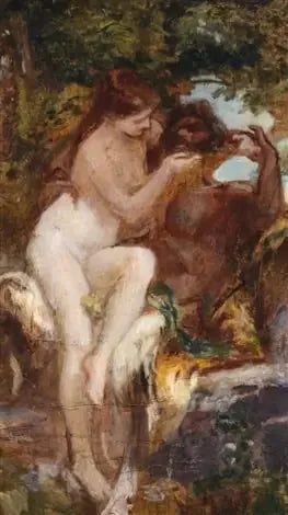 Scena miłosna - Franz von Stuck