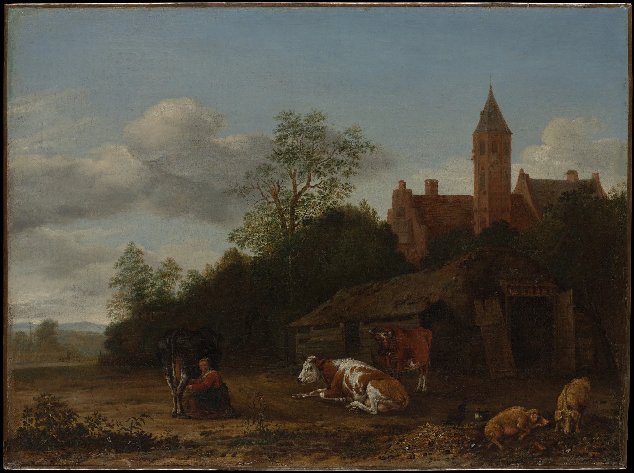 Scène de basse-cour - Anthonie van Borssom