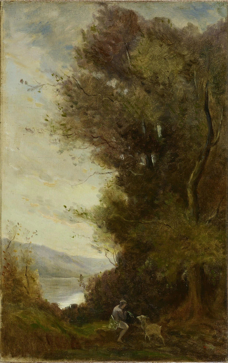 Scena wiejska - Jean-Baptiste Camille Corot