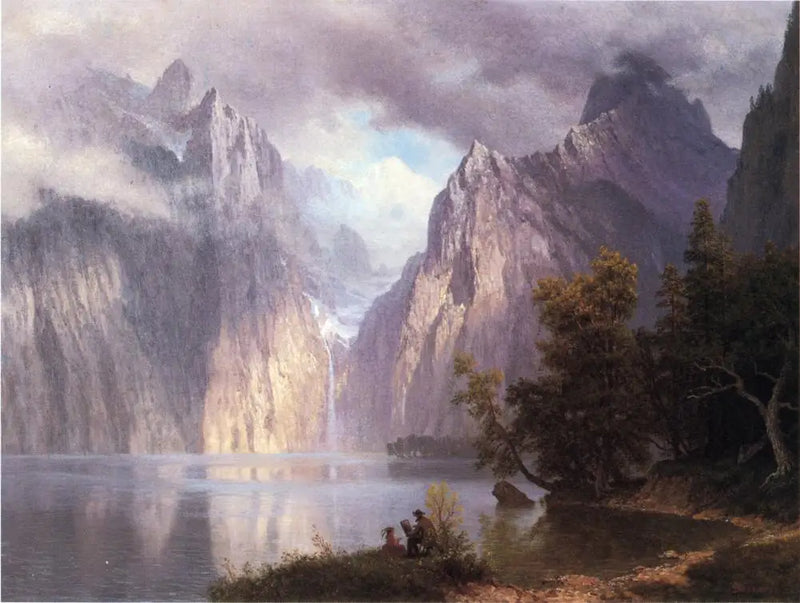 Scena w Sierra Nevada - Albert Bierstadt