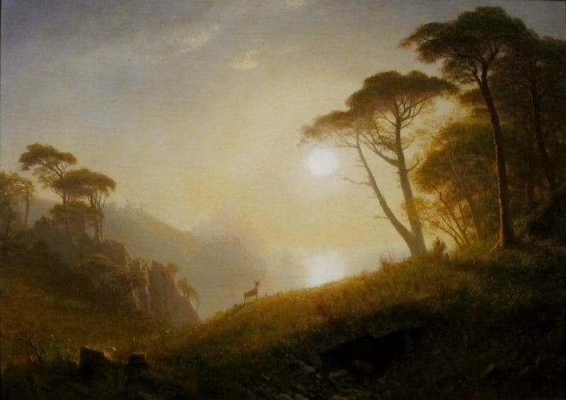 Scena w Dolinie Yosemite - Albert Bierstadt
