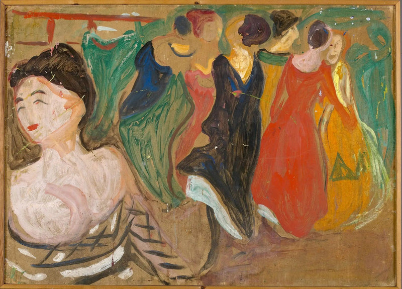 Scena burdelu - Edvard Munch
