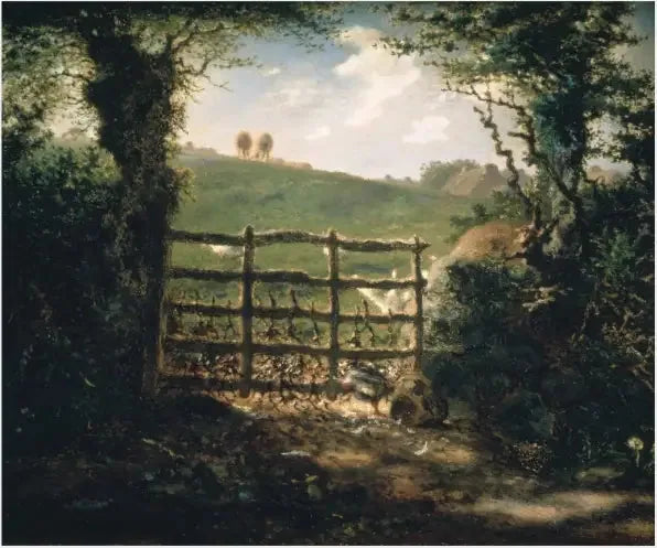 Scena wiejska w stylu - Jean-François Millet