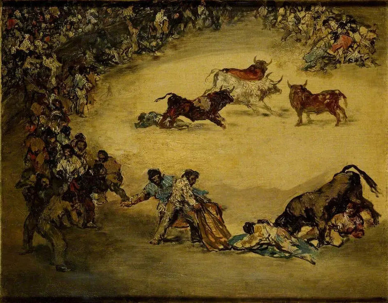 Scena corridy: Rozrywka z Hiszpanii - Francisco de Goya