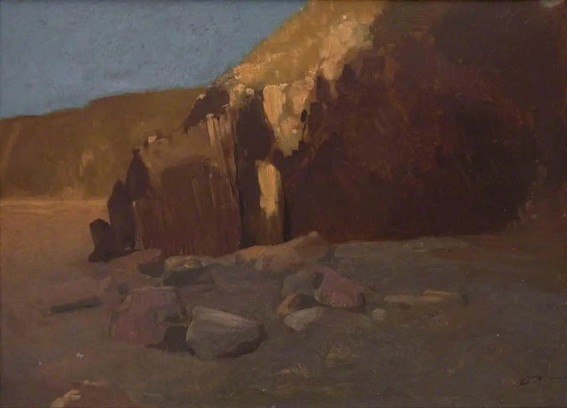 Scena z klifu - Odilon Redon