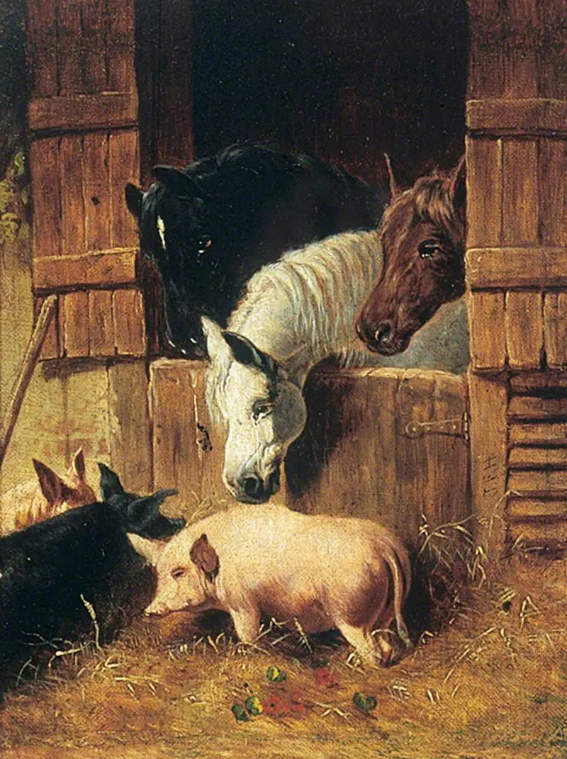 Scena wiejska - John Frederick Herring, Sr.