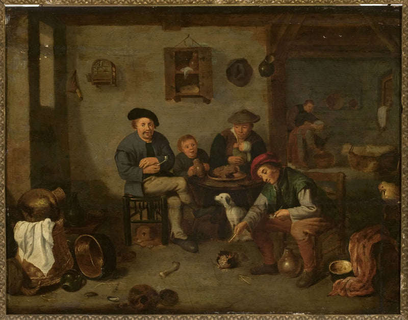 Scena z życia codziennego na wsi - David Teniers Młodszy