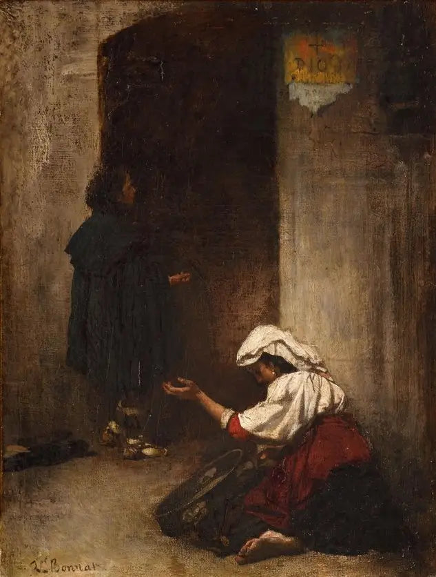 Scena żebractwa - Léon Bonnat