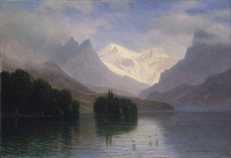 Scena górska - Albert Bierstadt