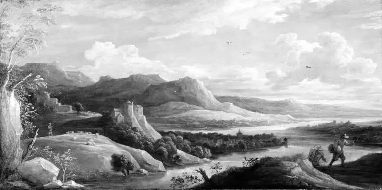 Scena górska z rzeką - David Teniers Młodszy